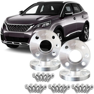 Peugeot Simoni Racing Aluminium Spoorverbreder Set PEUGEOT - 3008 II SUV - 2016-2024 icl. wielbouten SRSVPE002