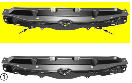 Peugeot Slotplaat Motorkap 5/99+ Type I 4049663
