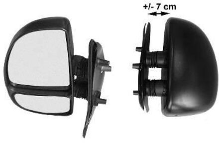 Peugeot SPIEGEL LINKS VOLLEDIG vanaf '00 KORTE ARMEN/2 SPIEG.