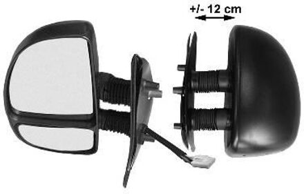 Peugeot SPIEGEL LINKS VOLLEDIG vanaf '00 LONG 2 SPIEG.VERWARMD