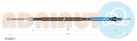 Peugeot Trekkabel, parkeerrem 3502021