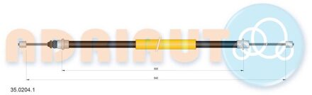 Peugeot Trekkabel, parkeerrem 3502041