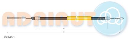 Peugeot Trekkabel, parkeerrem 3502051