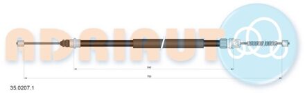 Peugeot Trekkabel, parkeerrem 3502071