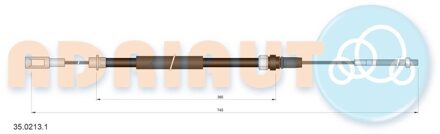Peugeot Trekkabel, parkeerrem 3502131