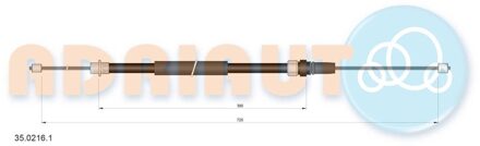 Peugeot Trekkabel, parkeerrem 3502161