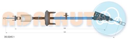 Peugeot Trekkabel, parkeerrem 3502451