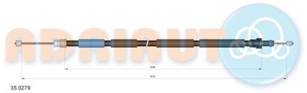 Peugeot Trekkabel, parkeerrem 350279