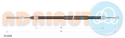 Peugeot Trekkabel, parkeerrem 350288