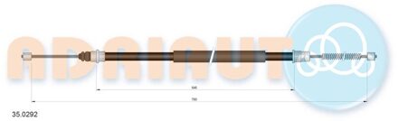 Peugeot Trekkabel, parkeerrem 350292