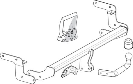 Peugeot Vaste trekhaak