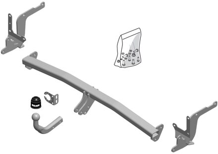 Peugeot Vaste trekhaak