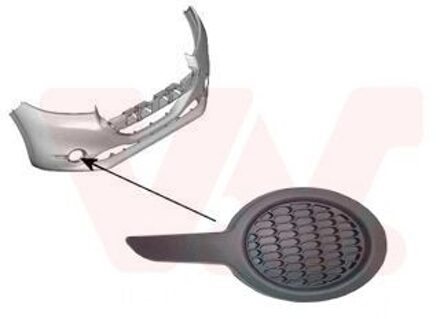 Peugeot Ventilatiegrille, bumper 4034592