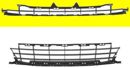 Peugeot VOORBUMPERGRILLE +SPORT Boven Zwart 4029598