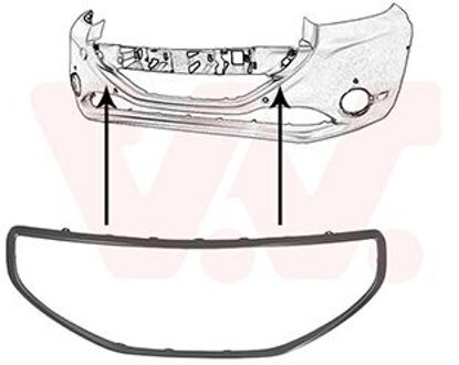 Peugeot Voorbumperlijst 4034584