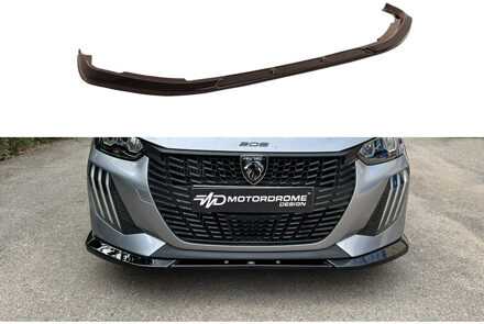 Peugeot Voorspoiler passend voor Peugeot 208 II Facelift 2023- excl. GT-Line (ABS Glanzend Zwart) DXVPE08