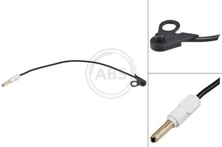 Peugeot Waarschuwingscontact, remvoering-/blokslijtage 39455