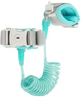 Peuter Baby Kind Harnas Hand Wandelen Strap Pols Link Band Leash W/Lock groen