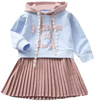 Peuter Baby Meisje Schattige Brief Hooded Prinses Jurk Lente Herfst Lange Mouwen Tutu Jurk Kids Sweatshirt Outfit Kleding # 3T