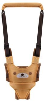 Peuter Baby Wandelen Harnesses Rugzak Riemen Voor Kleine Kinderen Kids Assistant Learning Veiligheid Reins Harness Walker geel