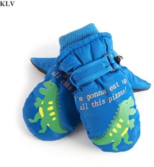 Peuter Baby Winddicht Wanten Kinderen Winter Warm Antislip Ski Handschoenen Met Harige Voering Voor Meisjes Jongens