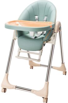 Peuter Hoge Stoel Opvouwbare Eetkamer Stoel Met Verstelbare Hoogte Kinderstoel Voor Baby 'S En Peuters Met Veilig Maaltijd Lade