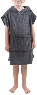 Peuter Jongens & Meisjes Solid Hooded Gewaden Flanel Badjassen Handdoek Nachtjapon Nachtkleding Zwangere Vrouwen Zomer Kleding Verpleging Grijs / M