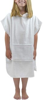 Peuter Jongens & Meisjes Solid Hooded Gewaden Flanel Badjassen Handdoek Nachtjapon Nachtkleding Zwangere Vrouwen Zomer Kleding Verpleging wit / M