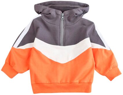 Peuter Kids Baby Jongens Brief Print Sweater T-shirt Tops Kleding Oranje / 3T
