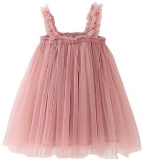 Peuter Kinderen Kids Baby Meisjes Prinses Kleding Strap Tulle Solid Jurk 24M