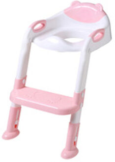 Peuter Ladder Wc Stoel Infantil Kids Potje Trainer Seat Met Stap Kruk Voor Kinderen taburete bano escada multifuncional roze