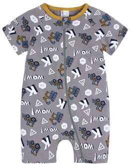 Peuter Unisex-Baby Zomer Korte Mouw Jumpsuit Katoen Afdrukken Romper Baby Meisje Jongens Onesie Outfits Pak Meer q11 6m