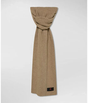 Peuterey Anis ribbed scarf sesame - maat One size Beige