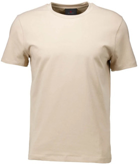 Peuterey Beige T-Shirt met Korte Mouwen Peuterey , Beige , Heren - Xl,L,M