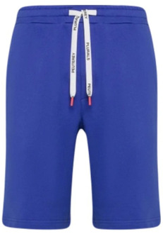 Peuterey Blauwe Katoenen Bermuda Shorts Peuterey , Blue , Heren - L,M,S