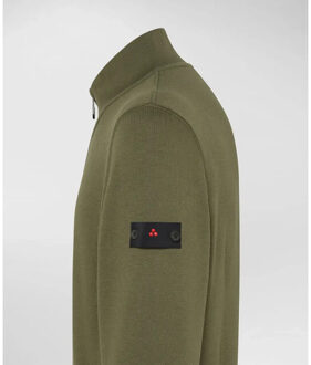 Peuterey Dory half zip sweater ivy Groen - M