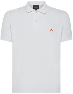 Peuterey Klassiek Polo Shirt Peuterey , White , Heren - 2Xl,S,Xs,3Xl