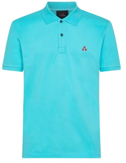 Peuterey Klassieke Polo Shirt Peuterey , Blue , Heren