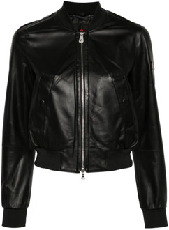 Peuterey Leather Jackets Peuterey , Black , Dames - M,S,Xs