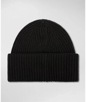 Peuterey Savis ribbed beanie Zwart - One size