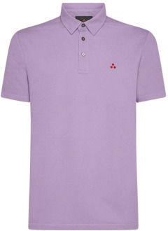 Peuterey Stijlvolle Polo Shirt Mezzola Peuterey , Purple , Heren - 2Xl,Xl,L,M,S,Xs,3Xl