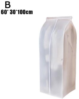 Peva Verdikte Drie-Dimensionale Stofkap Kleding Tas Stof Huishouden Tas Opslag Afwerking Zak Kleding Cover Coat Hangin Q6V7 B
