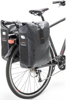 Pexkids Tas newlooxs varo double pannier rt black Zwart