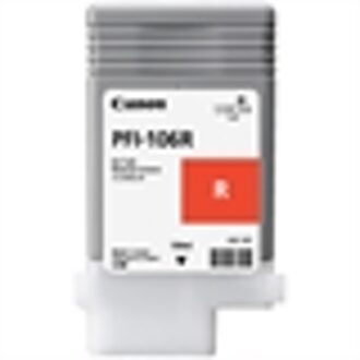 PFI-106 R inktcartridge rood Wit