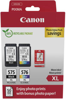 PG-575XL & CL-576XL Photo Value pack