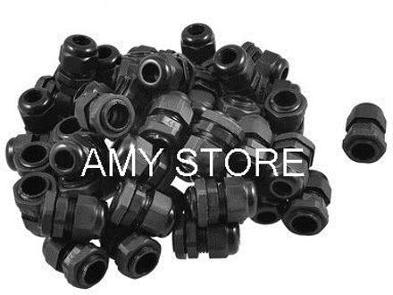 PG11 Waterdichte Connector Gland Voor 5-10 Mm Diameter Kabel Zwart
