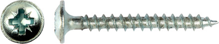 PGB-FASTENERS | Achterwandschroef Ø 3,50x30 Zn | 500 st PG0AWS001003500303