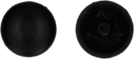 PGB-FASTENERS | Afdekkap met pin (12/2,5/6) R9005 0AFD01N00012090055