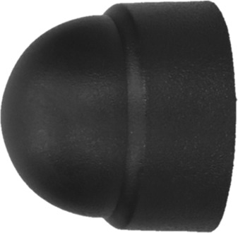 PGB-FASTENERS | Afdekkap v. zeskant moer M14 SW22/R9005 AFD004N00014090055