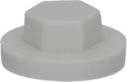 PGB-FASTENERS | Afdekkap zeskant SW 3/8" (16mm) R9007 0AFD06N00001690075